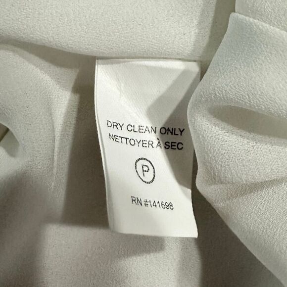 Ramy Brook Pamela Pleated Shorts Women's 8 White High Rise Wide Leg - Picture 7 of 11